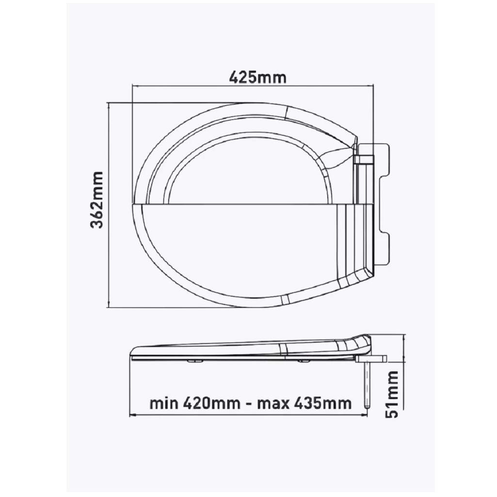 Сиденье для унитаза с микролифтом Oskar, AV Engineering AVE129719, антибактериальный пластик
