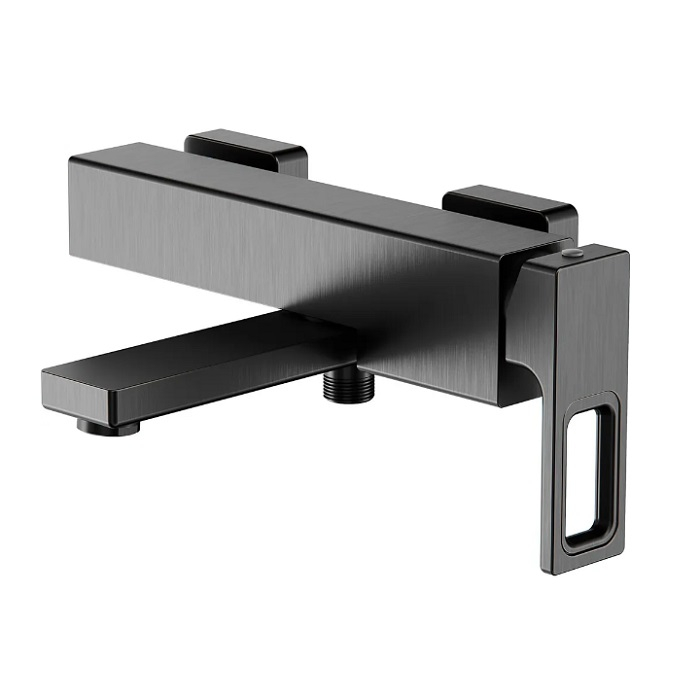 Смеситель для ванны Gappo G3217-9 оружейная сталь