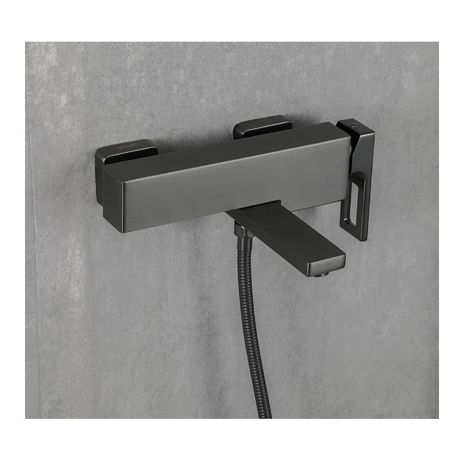 Смеситель для ванны Gappo G3217-9 оружейная сталь