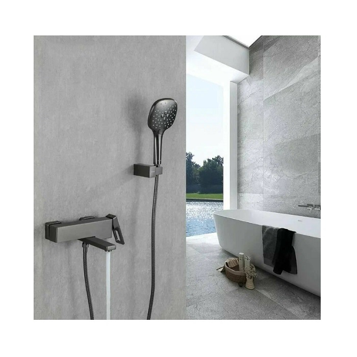 Смеситель для ванны Gappo G3217-9 оружейная сталь