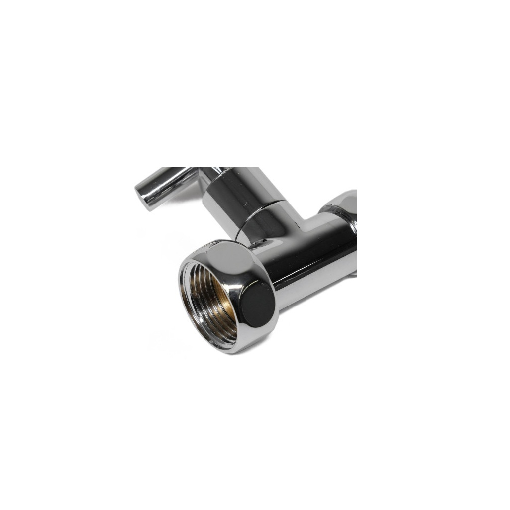 Кран для полотенцесушителя  Gapp G470.0605, ВР-ВР, 1х3/4, прямой, хром 