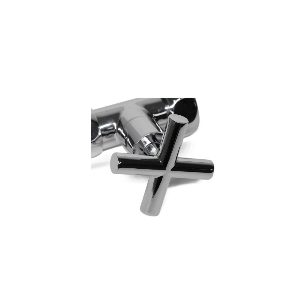 Кран для полотенцесушителя  Gapp G470.0605, ВР-ВР, 1х3/4, прямой, хром 