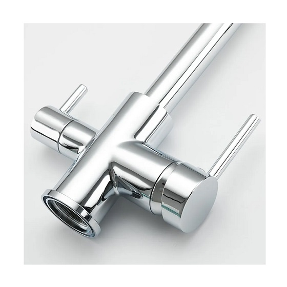 Смеситель для кухни Frud R43053 встроенный фильтр для питьевой воды, хром