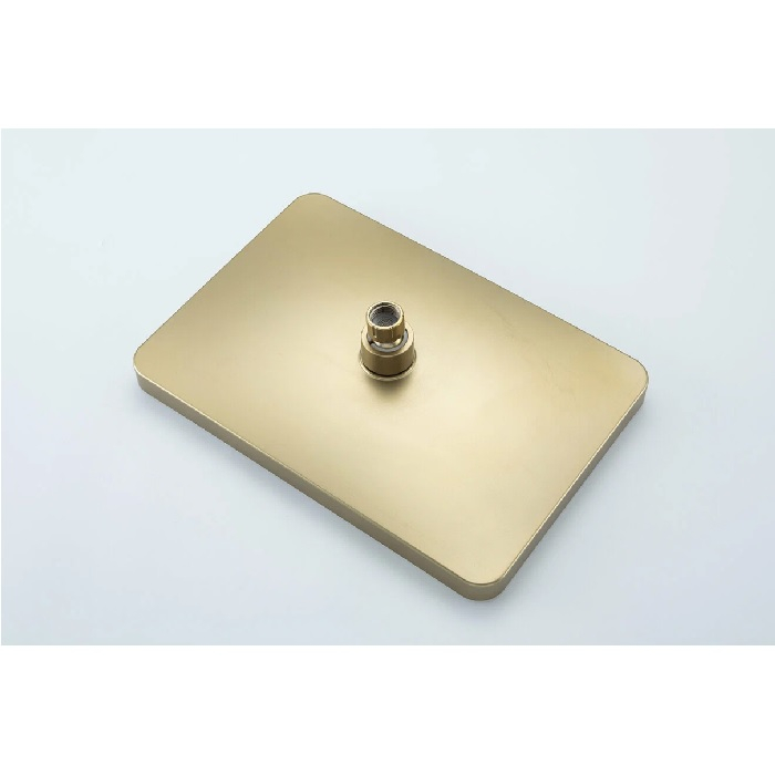 Лейка верхнего душа Frap F025-32 Тропический душ, прямоугольник 320х220 мм, золотой