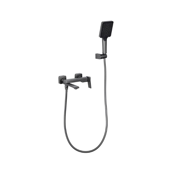 Смеситель для ванны Frap F3284-9, оружейная сталь