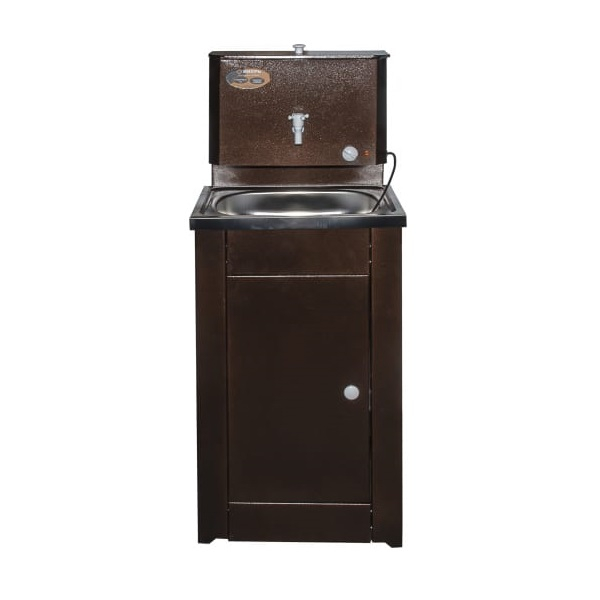 Умывальник дачный Комфорт, с подогревом, нержавеющая мойка, цвет медь																															