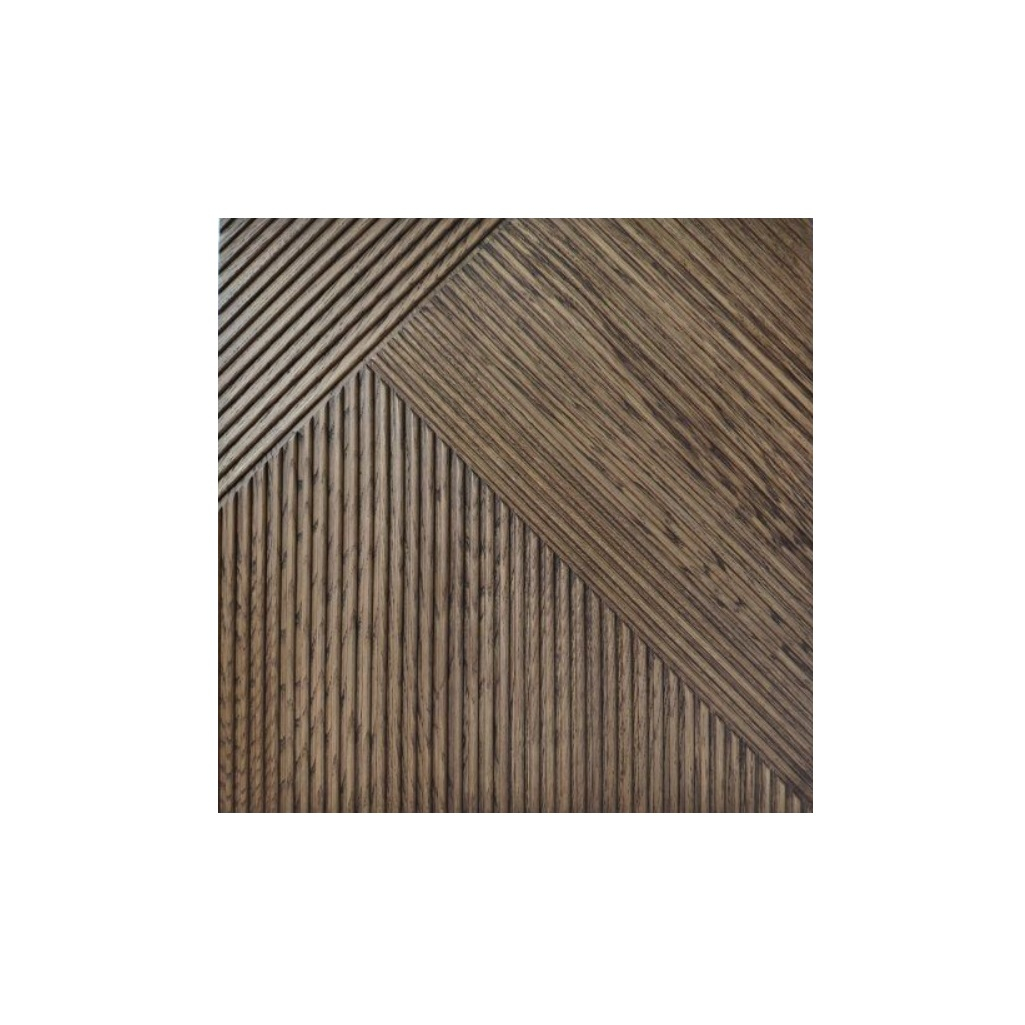 Панель ПВХ, самоклеящаяся Оптполимер Рейка СВ-14, коричневый, 5х500х500 мм