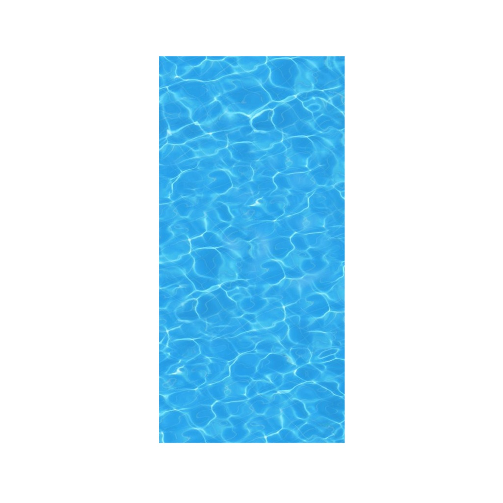 Панель ПВХ Карибы 326 добор, глянцевая, голубая, 8х250х2700 мм 