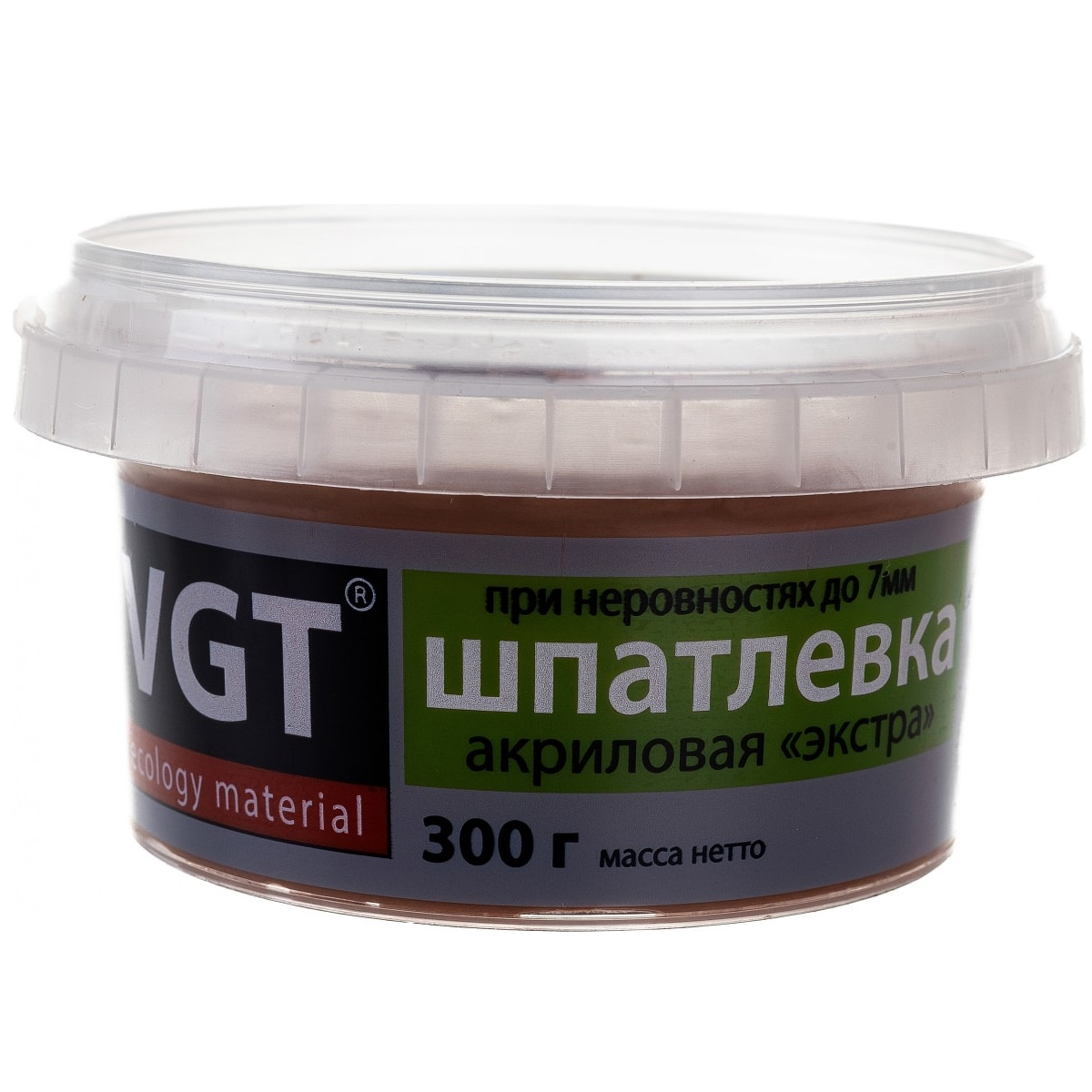 Шпатлёвка VGT ЭКСТРА по дереву МАХАГОН 0,3 кг