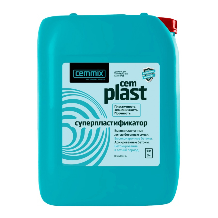 Cemmix CemPlast суперпластификатор для бетона 5 л