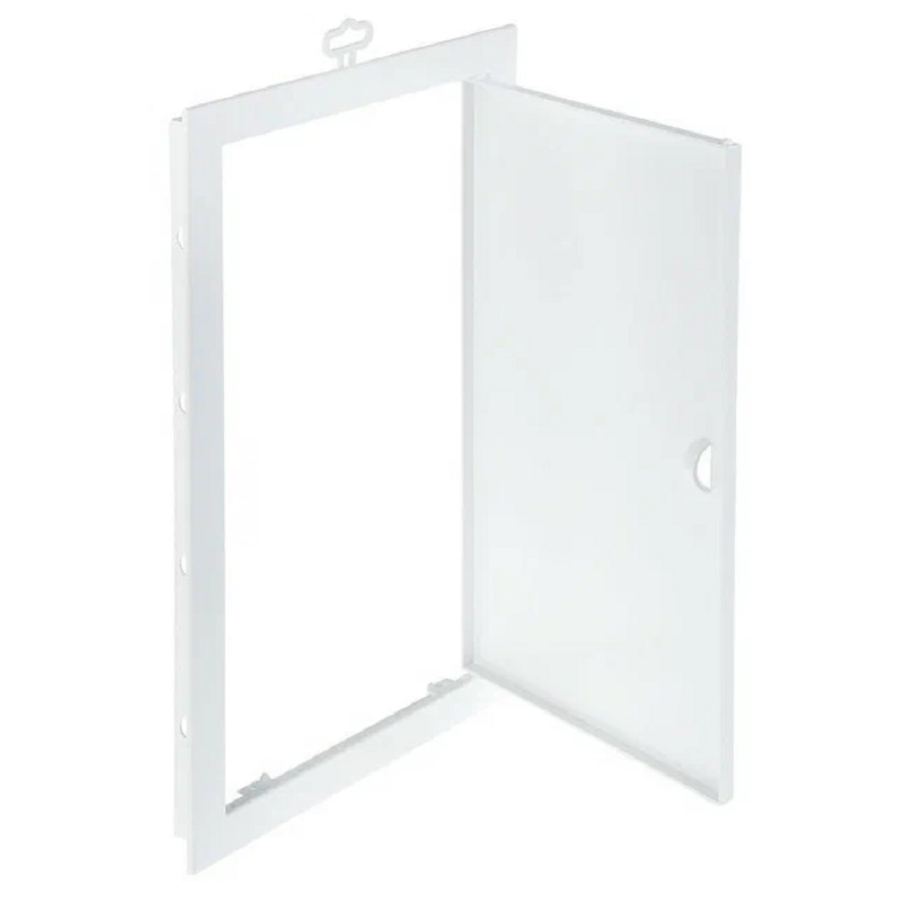 Люк-дверца Evecs ревизионный, с фланцем, пластик, белый, 268х418 мм