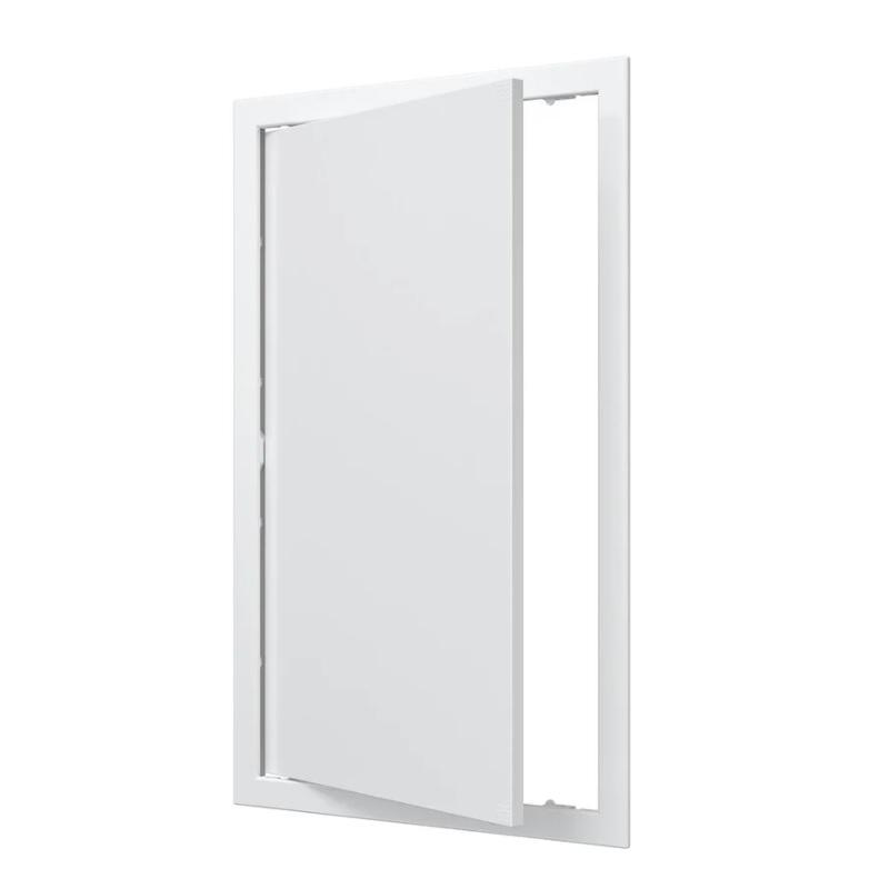 Люк-дверца ревизионный нажимной Auramax (496х296 мм, белый, пластик)