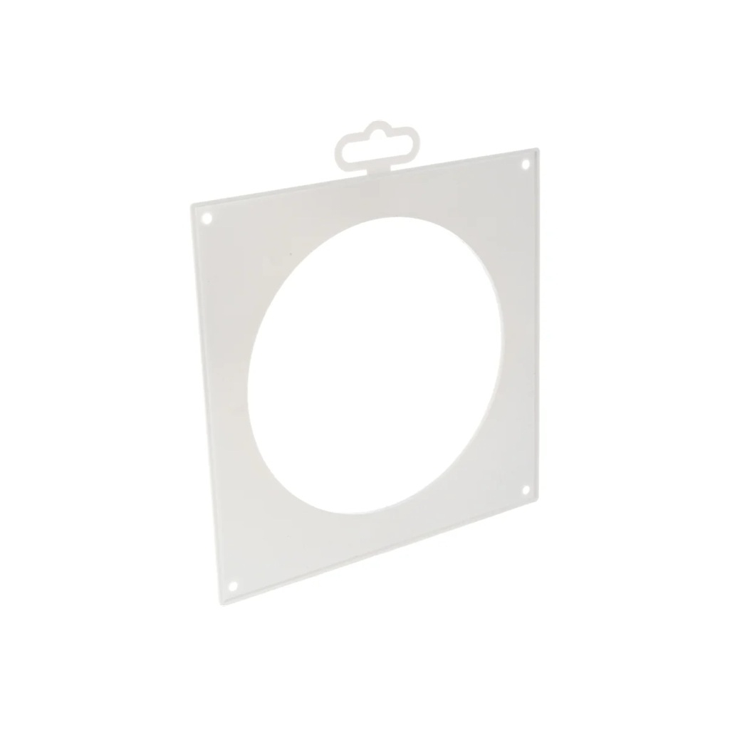 Накладка торцевая Era 12.5НКП 170х170мм d130мм, пластик, белый