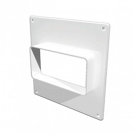 Площадка торцевая 511ПТП пластик 150х150 фланец 55х110 ERA