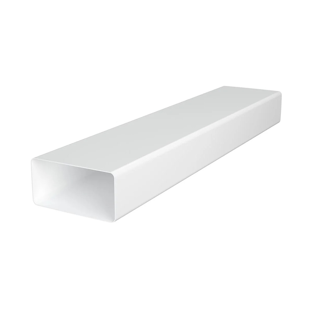 Воздуховод прямоугольный Era 511ВП2 55х110 мм, 2 м, пластик, белый