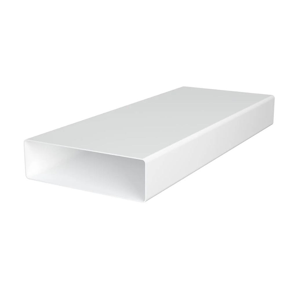 Воздуховод прямоугольный Era 0,5 м, 1 мм, 60х204 мм, пластиковый